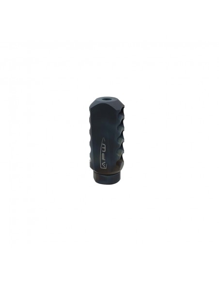 AXIS P.W. MUZZLE BRAKE TITANIUM RAPTOR 5/8-24 SATIN AXIS P.W. MUZZLE BRAKE TITANIUM RAPTOR 5/8-24 SATIN