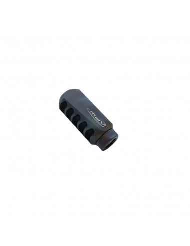 AXIS P.W. MUZZLE BRAKE TITANIUM RAPTOR 5/8-24 SATIN AXIS P.W. MUZZLE BRAKE TITANIUM RAPTOR 5/8-24 SATIN