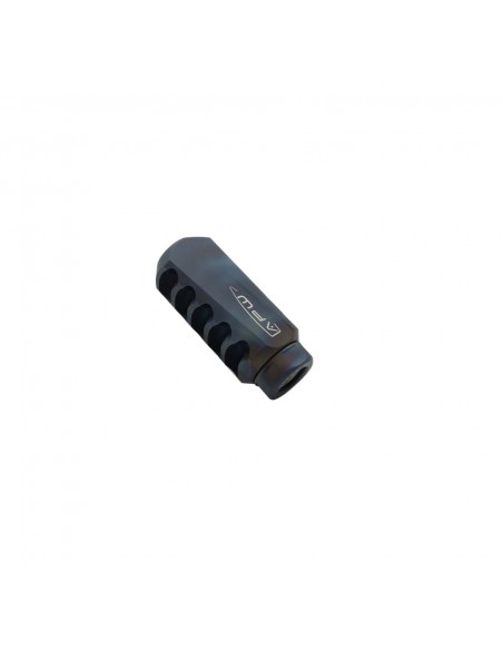 AXIS P.W. MUZZLE BRAKE TITANIUM RAPTOR 5/8-24 SATIN AXIS P.W. MUZZLE BRAKE TITANIUM RAPTOR 5/8-24 SATIN