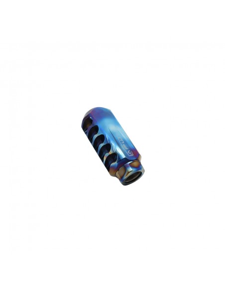 AXIS P.W. MUZZLE BRAKE TITANIUM RAPTOR 5/8-24 POLISH AXIS P.W. MUZZLE BRAKE TITANIUM RAPTOR 5/8-24 POLISH
