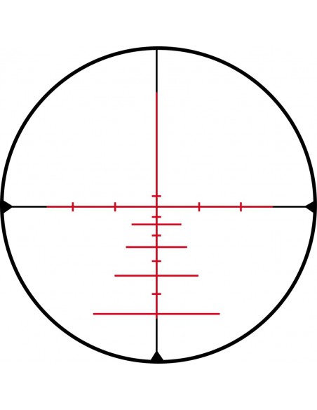 KONUS RIFLESCOPE ABSOLUTE 5-40X56 ED RETICLE 550 EXTRA-THIN ILLUMINATED