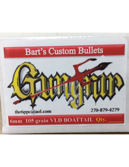 BART'S PALLE CAL. 6MM GUNGNIR VLD 105GR 500PZ. BART'S PALLE CAL. 6MM GUNGNIR VLD 105GR 500PZ.