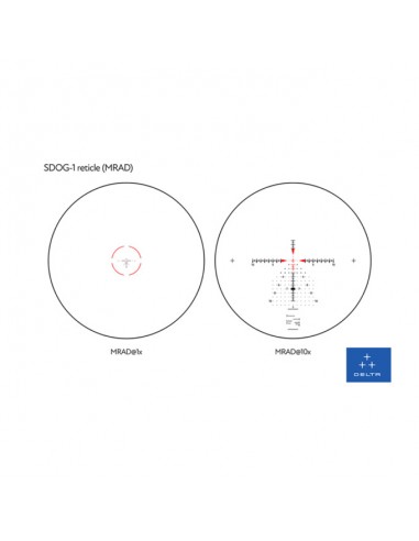 DELTA SCOPE STRYKER HD 1-10X28 SDOG-1 (MRAD) DELTA SCOPE STRYKER HD 1-10X28 SDOG-1 (MRAD)