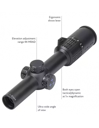 DELTA OPTICAL HORNET 1-6X24 D2BR (BDC) DELTA OPTICAL HORNET 1-6X24 D2BR (BDC)
