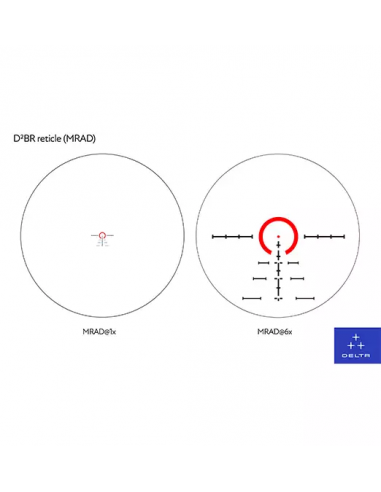 DELTA OTTICA HORNET 1-6X24 D2BR (BDC)
