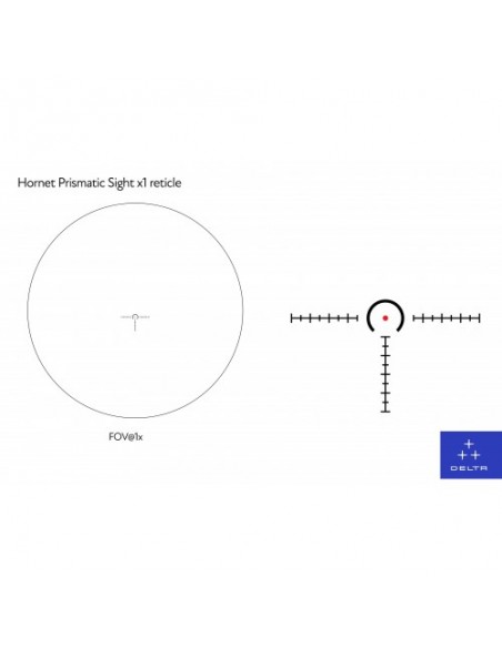 DELTA RED DOTS HORNET PRISMATIC SIGHT X1 DELTA RED DOTS HORNET PRISMATIC SIGHT X1