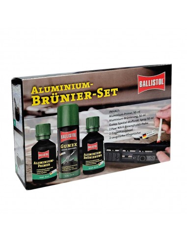 BALLISTOL ALUMINUM BURNISHING SET 50ML