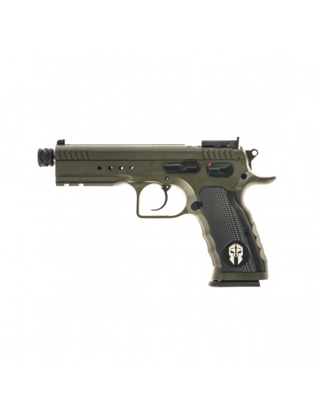 Semiautomatic Pistol Tanfoglio Tactical Pro Green Cal. 9x19mm Semiautomatic Pistol Tanfoglio Tactical Pro Green Cal. 9x19mm