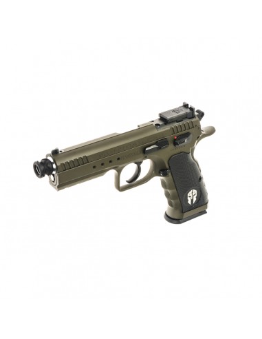 Semiautomatic Pistol Tanfoglio Tactical Pro Green Cal. 9x19mm Semiautomatic Pistol Tanfoglio Tactical Pro Green Cal. 9x19mm
