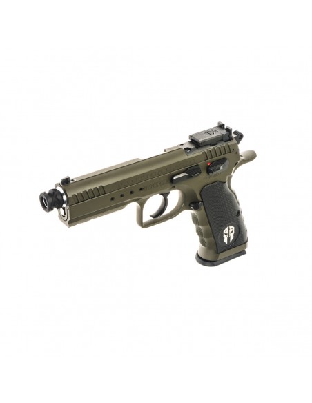 Semiautomatic Pistol Tanfoglio Tactical Pro Green Cal. 9x19mm Semiautomatic Pistol Tanfoglio Tactical Pro Green Cal. 9x19mm