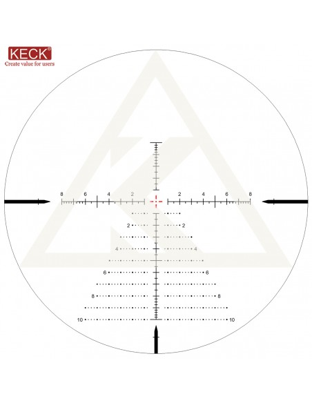 KECK SCOPE G SERIES 3-18X50 FFP 34MM ILLUMINATED RETICLE