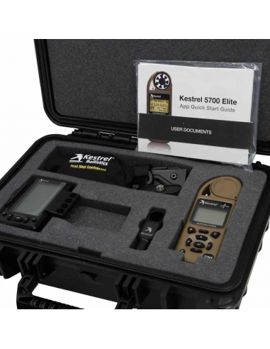 KESTREL 5700 ELITE & HUD LONG RANGE SHOOTER KIT FDE KESTREL 5700 ELITE & HUD LONG RANGE SHOOTER KIT FDE