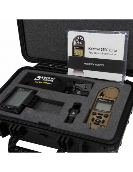 KESTREL 5700 ELITE & HUD LONG RANGE SHOOTER KIT FDE KESTREL 5700 ELITE & HUD LONG RANGE SHOOTER KIT FDE