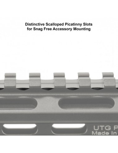 UTG SUPER SLIM 20 MOA PICATINNY RISER MOUNT 13-SLOT UTG SUPER SLIM 20 MOA PICATINNY RISER MOUNT 13-SLOT
