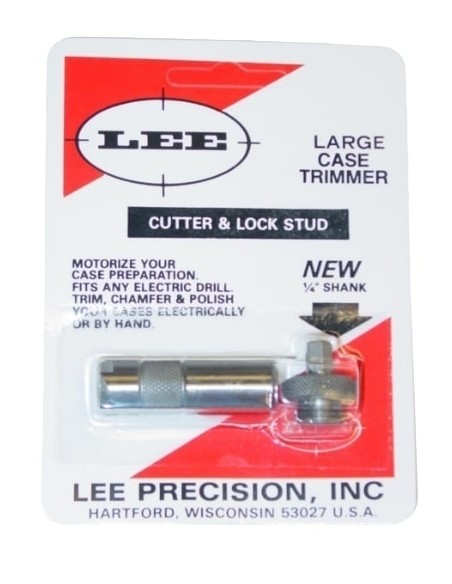 LEE PRECISION LARGE CASE TRIMMER, CUTTER AND LOCK STUD LEE PRECISION LARGE CASE TRIMMER, CUTTER AND LOCK STUD