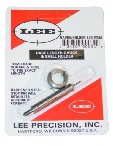 LEE PRECISION CASE LENGTH GAUGE AND SHELL HOLDER LEE PRECISION CASE LENGTH GAUGE AND SHELL HOLDER