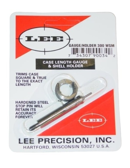 Blister Plástico Galga Con Shell Holder Lee Precision 357 Magnum - Para Recarga Manual Uso Manual