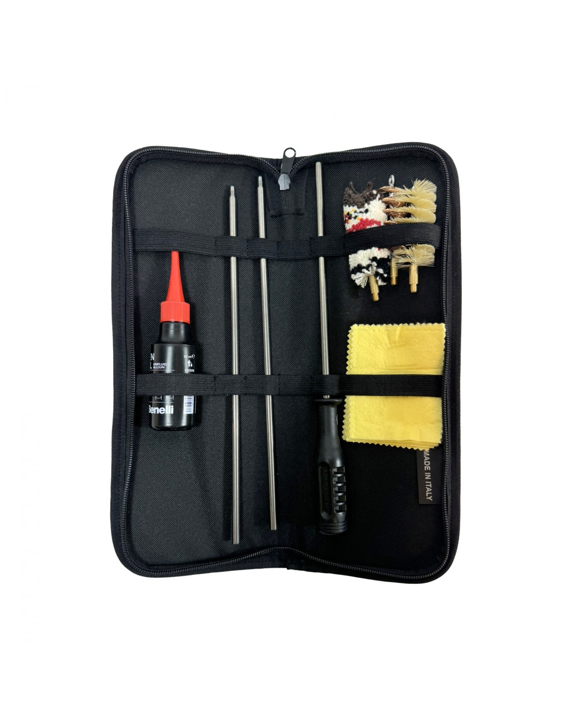 Unbekannt Kit Per Pulizia Fucile Calibro 7.62 Mm, Set Con Custodia In Plastica, Spazzole E Catenella, Attrezzatura Per Manutenzione Armi
