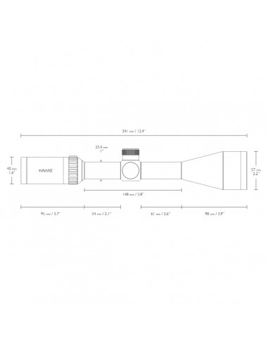 HAWKE VANTAGE RIMFIRE IR 3-9X40 22LR HV HAWKE VANTAGE RIMFIRE IR 3-9X40 22LR HV