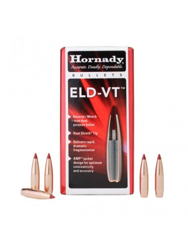 HORNADY BULLETS ELD-VT 243" 80GR 100PZ HORNADY BULLETS ELD-VT 243" 80GR 100PZ