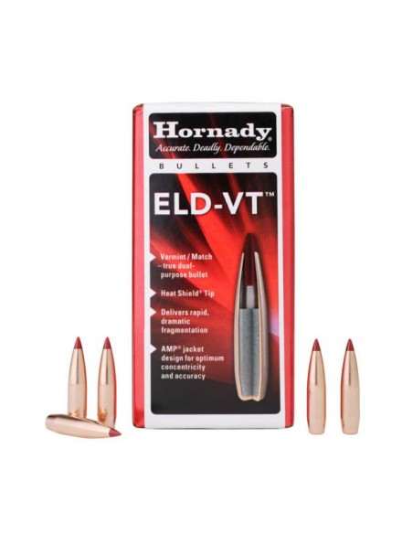 HORNADY BULLETS ELD-VT 243" 80GR 100PZ HORNADY BULLETS ELD-VT 243" 80GR 100PZ