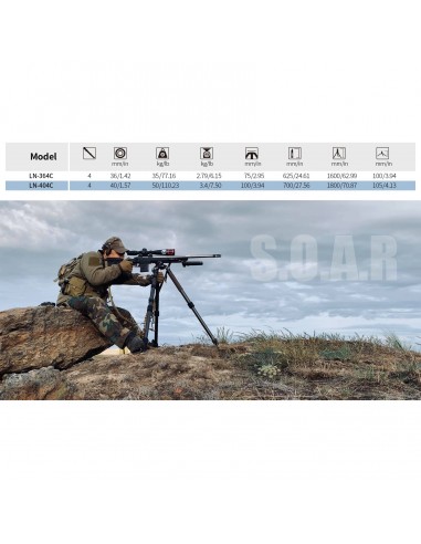 LEOFOTO KIT STATIV LN-404C+YB-100LK+GS-1