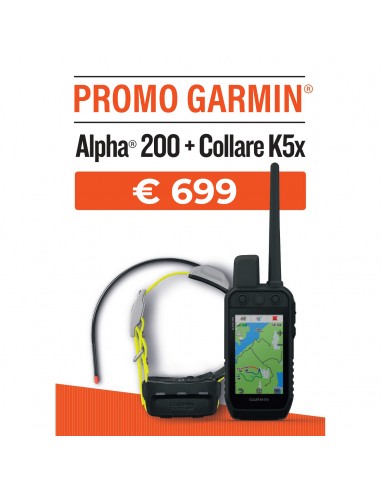 PROMO GARMIN PALMARE ALPHA 200 + COLLARE K5x