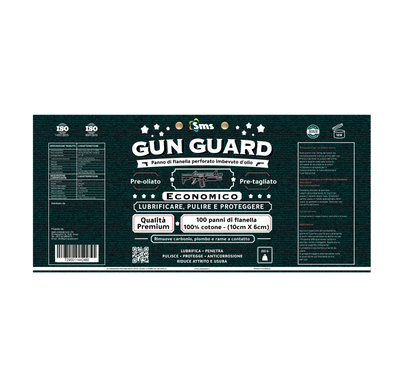 GUN GUARD PERFORATED OIL-SOAKED FLANNEL CLOTH | ARMERIA REGINA