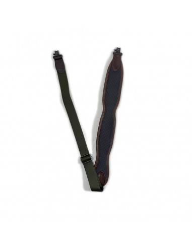 RISERVA ADJUSTABLE RIFLE SLING WITH BULLET HOLDER AND LODEN IN LEATHER R2060B RISERVA ADJUSTABLE RIFLE SLING WITH BULLET HOLDER AND LODEN IN LEATHER R2060B