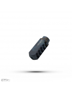 AXIS PRECISION WORX TITANIUM MUZZLE BRAKE RAPTOR MONSTER M18X1 SATIN 2