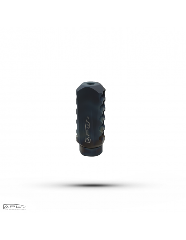 AXIS PRECISION WORX TITANIUM MUZZLE BRAKE RAPTOR MONSTER M18X1 SATIN AXIS PRECISION WORX TITANIUM MUZZLE BRAKE RAPTOR MONSTER M18X1 SATIN
