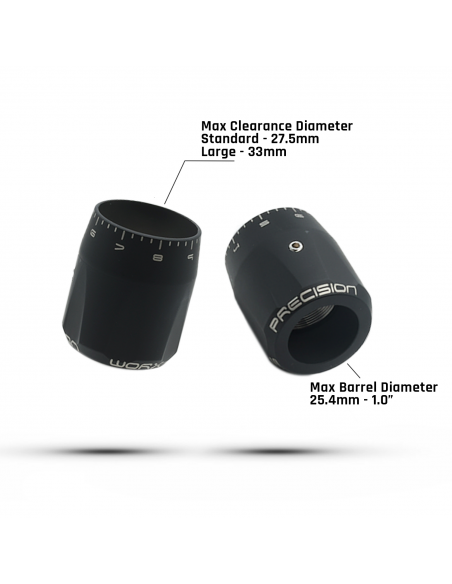 AXIS PRECISION WORX TUNER RAPTOR MONSTER NERO M18X1