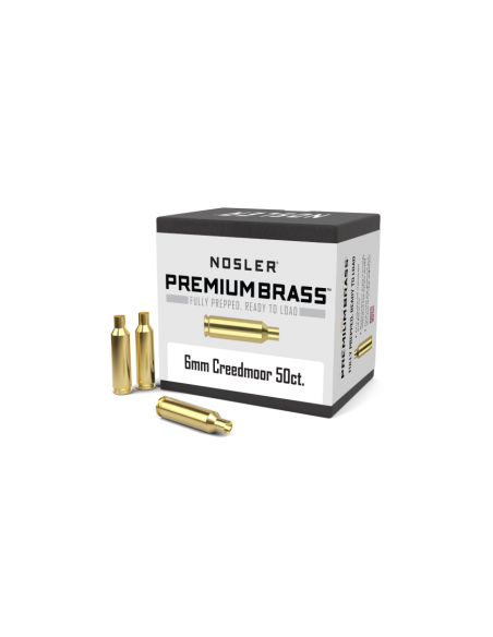 NOSLER CUSTOM BOSSOLI CAL 6MM CREEDMOOR 50PZ. NOSLER CUSTOM BOSSOLI CAL 6MM CREEDMOOR 50PZ.