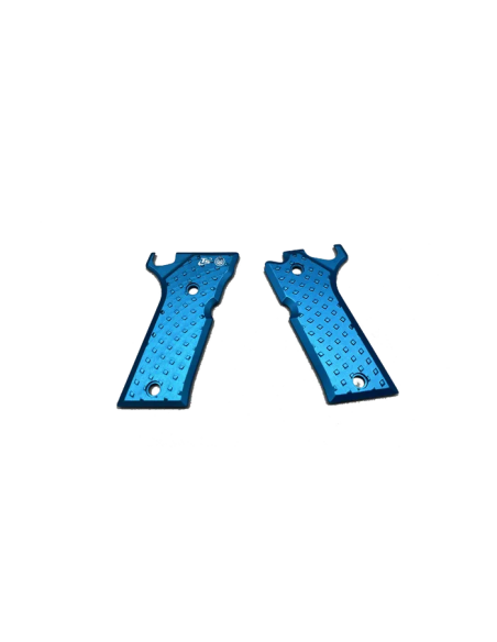 BERETTA TS DIAMOND CUT ALUMINUM GRIPS FOR 92X P- BLUE BERETTA TS DIAMOND CUT ALUMINUM GRIPS FOR 92X P- BLUE