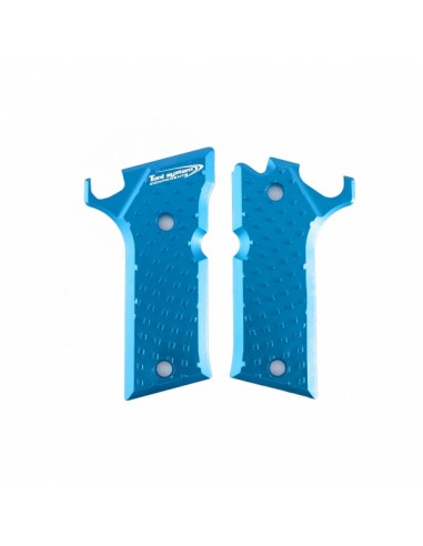 BERETTA TS DIAMOND CUT ALUMINUM GRIPS FOR 92X P- BLUE BERETTA TS DIAMOND CUT ALUMINUM GRIPS FOR 92X P- BLUE