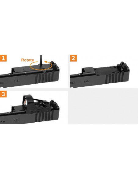 GLOCK MOS MONTAGEPLATTE 1 DOCTER - MEOPTA - INSIGHT GLOCK MOS MONTAGEPLATTE 1 DOCTER - MEOPTA - INSIGHT