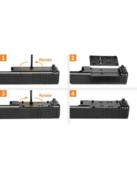 GLOCK MOS MONTAGEPLATTE 1 DOCTER - MEOPTA - INSIGHT GLOCK MOS MONTAGEPLATTE 1 DOCTER - MEOPTA - INSIGHT