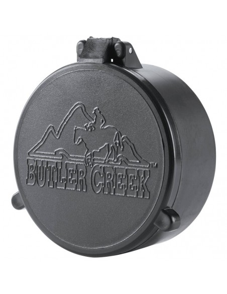BUTLER CREEK FLIP-OPEN OBJECTIVE LENS COVER BUTLER CREEK FLIP-OPEN OBJECTIVE LENS COVER