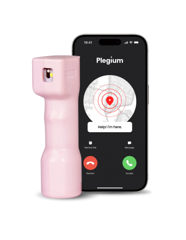 PLEGIUM PINK CHILLI PEPPER SPRAY FOR SELF-DEFENSE SMART MINI