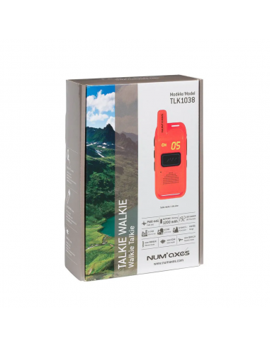 NUM' AXES ORANGE WALKIE TALKIE TLK1038 NUM' AXES ORANGE WALKIE TALKIE TLK1038