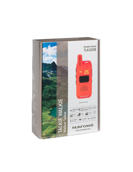 NUM' AXES ORANGE WALKIE TALKIE TLK1038 NUM' AXES ORANGE WALKIE TALKIE TLK1038