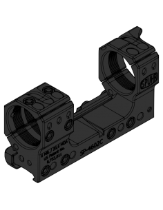 SPUHR PICATINNY SCOPE MOUNT Ø34MM 6MIL/20.6 MOA H38 2