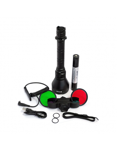 SPERAS T50K WIEDERAUFLADBARE JAGD TASCHENLAMPE USB-C