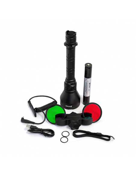 SPERAS T50K WIEDERAUFLADBARE JAGD TASCHENLAMPE USB-C SPERAS T50K WIEDERAUFLADBARE JAGD TASCHENLAMPE USB-C