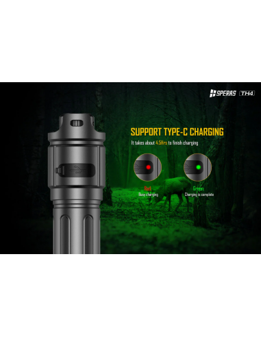 SPERAS HUNTING FLASHLIGHT TH4 4-IN-1 SPERAS HUNTING FLASHLIGHT TH4 4-IN-1