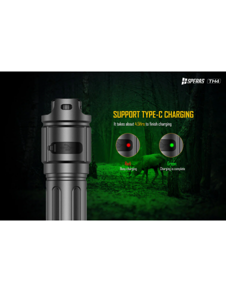 SPERAS HUNTING FLASHLIGHT TH4 4-IN-1 SPERAS HUNTING FLASHLIGHT TH4 4-IN-1