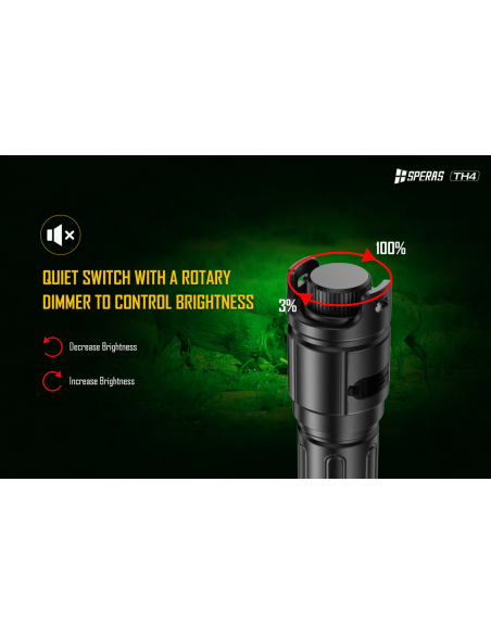 TORCIA ELETTRICA DA CACCIA SPERA TH4 4-IN-1 TORCIA ELETTRICA DA CACCIA SPERA TH4 4-IN-1