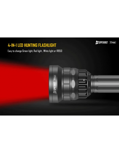 SPERAS JAGD TASCHENLAMPE TH4 4-IN-1 SPERAS JAGD TASCHENLAMPE TH4 4-IN-1