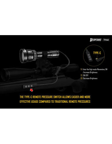 TORCIA ELETTRICA DA CACCIA SPERA TH4 4-IN-1 TORCIA ELETTRICA DA CACCIA SPERA TH4 4-IN-1