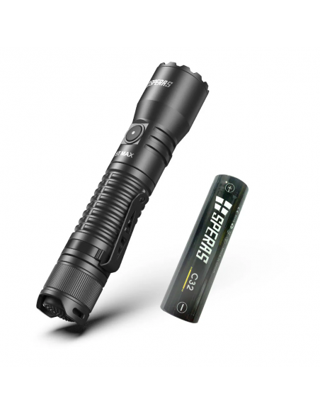 SPERAS TACTICAL POLICE FLASHLIGHT EST MAX 2500lm 279m SPERAS TACTICAL POLICE FLASHLIGHT EST MAX 2500lm 279m
